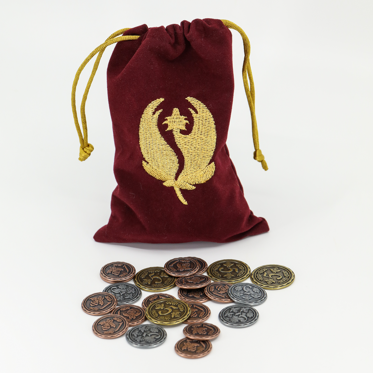 Botany Floral Dragons: Metal Coins (Preorder - Ships December 2026)