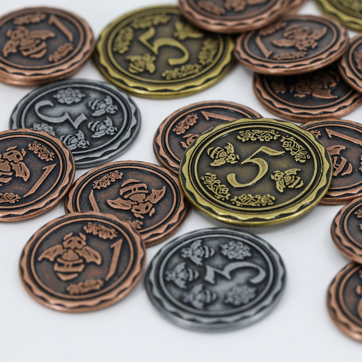 Botany Floral Dragons: Metal Coins (Preorder - Ships December 2026)