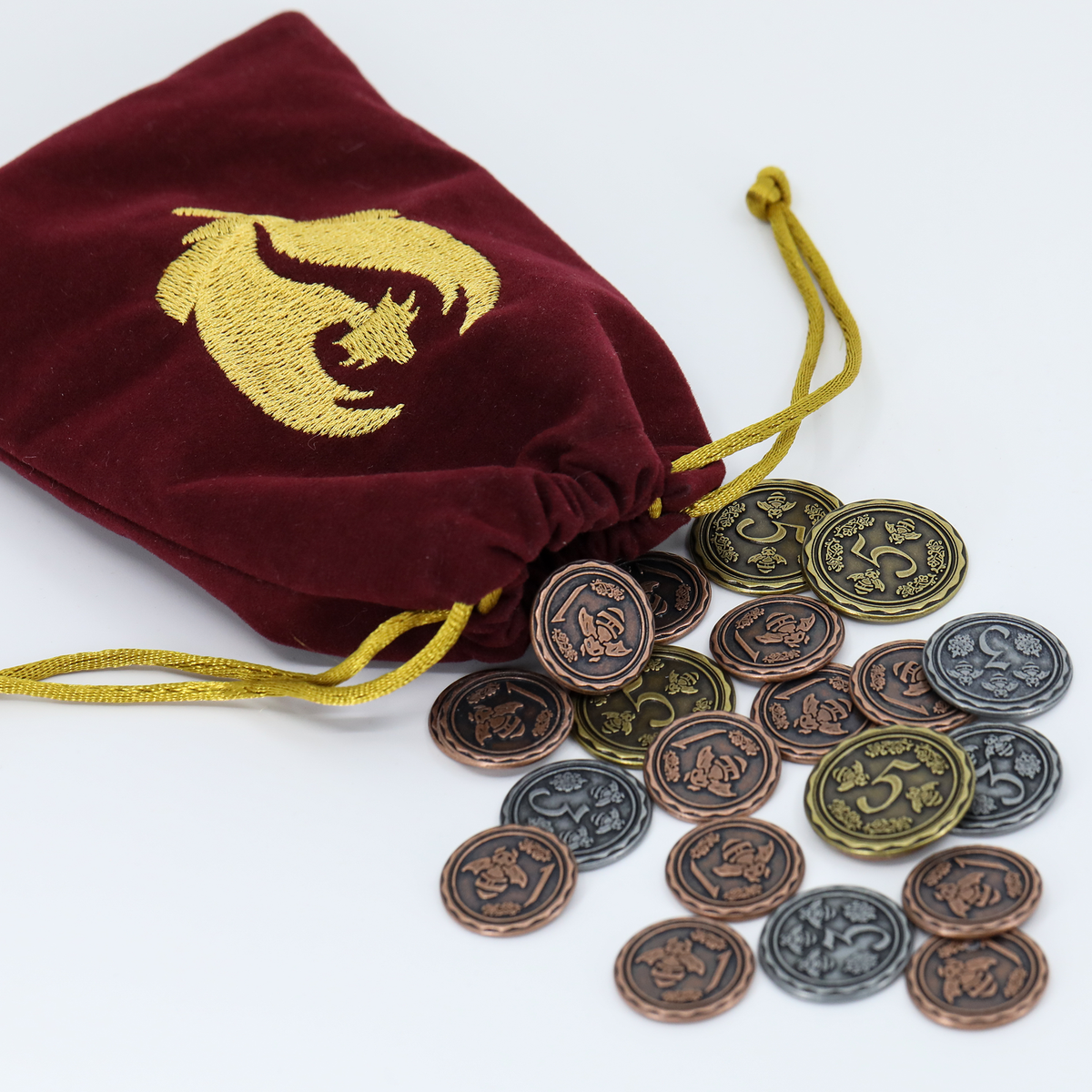 Botany Floral Dragons: Metal Coins (Preorder - Ships December 2026)