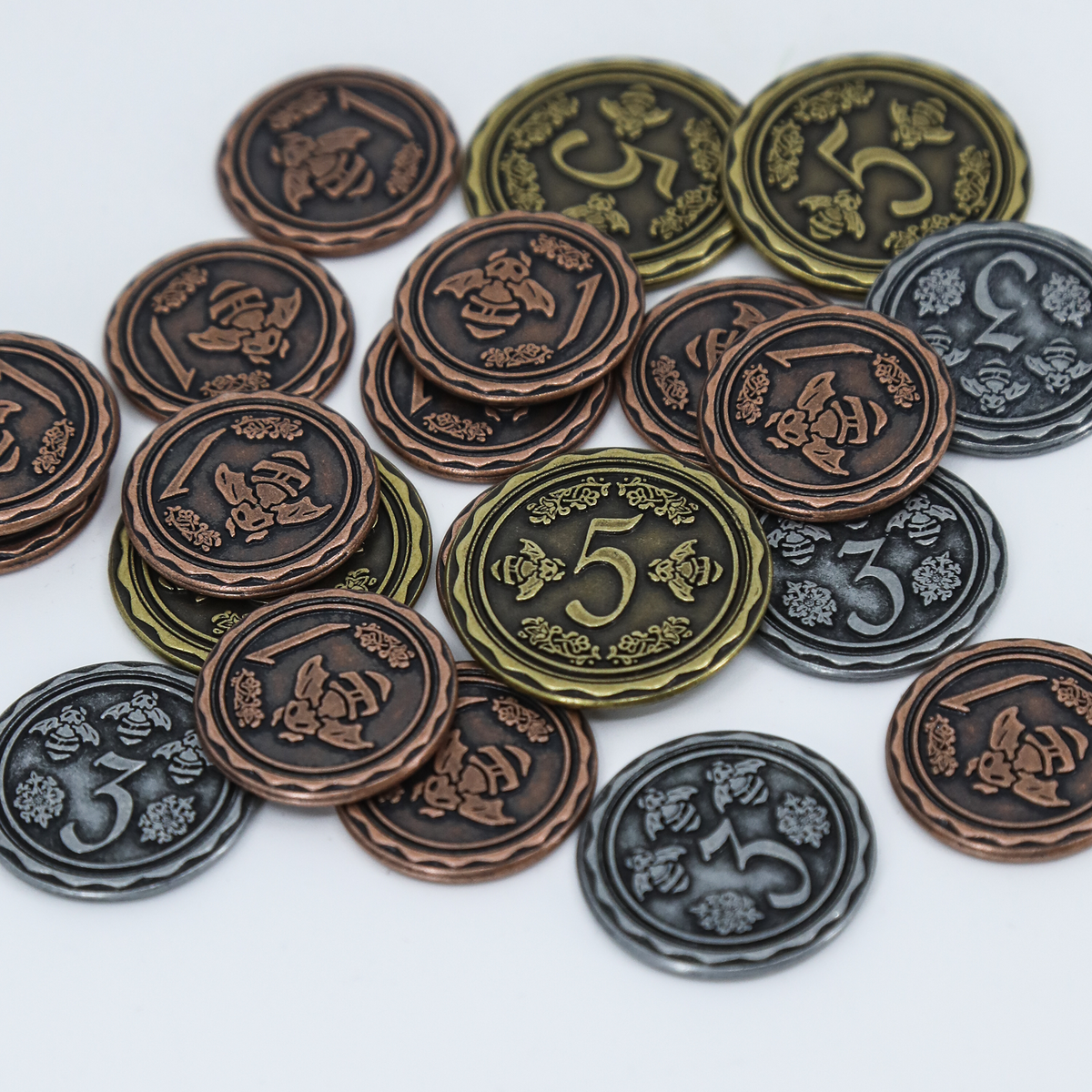Botany Floral Dragons: Metal Coins (Preorder - Ships December 2026)