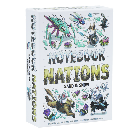 Notebook Nations: Sand and Snow Expansion (Pre-order - Ships August 2026)