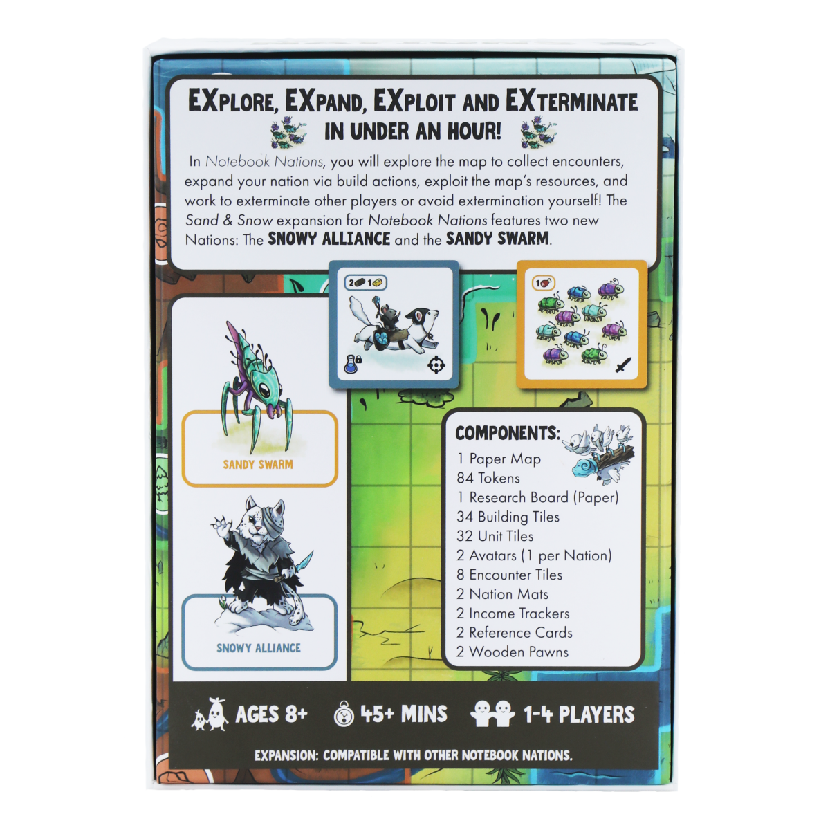 Notebook Nations: Sand and Snow Expansion